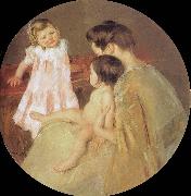 Mary Cassatt Mother and children Spain oil painting artist